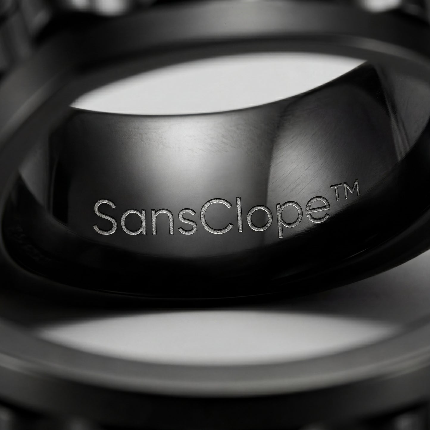 bague anti stress noir